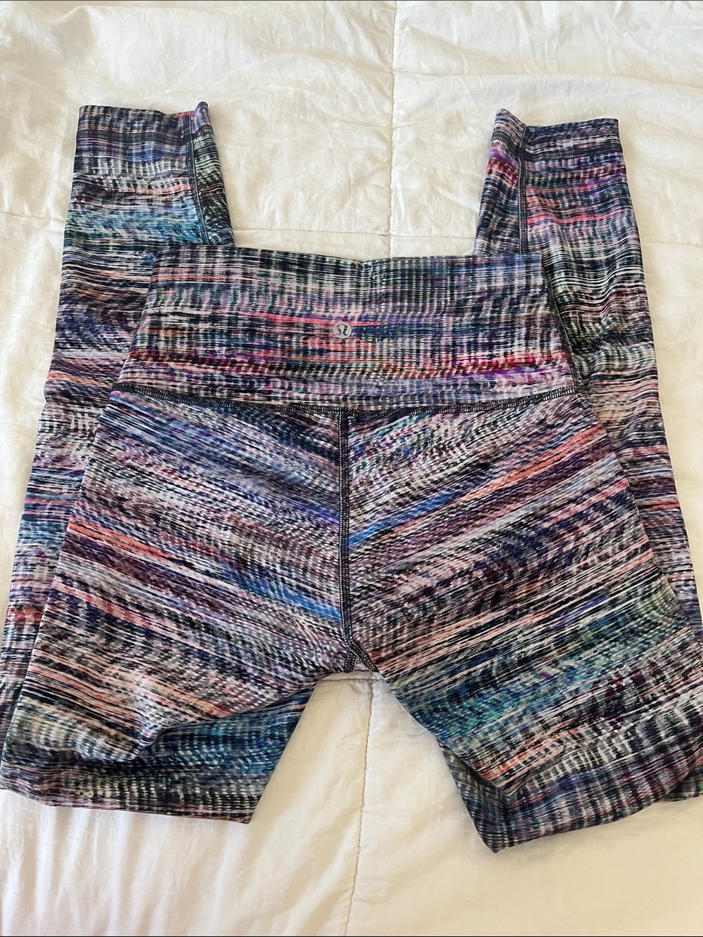 lululemon athletica EUC Multicolor Space-Dye Leggings